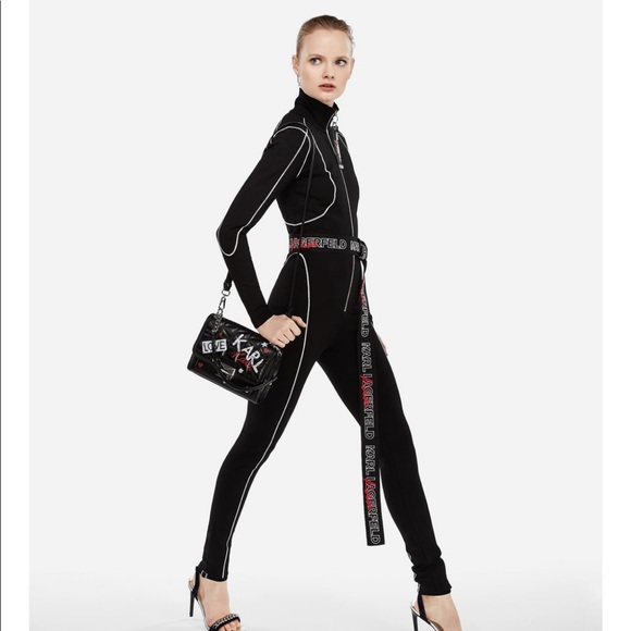 KARL X KAIA JERSEY CATSUIT- size XS - Picture 2 of 5